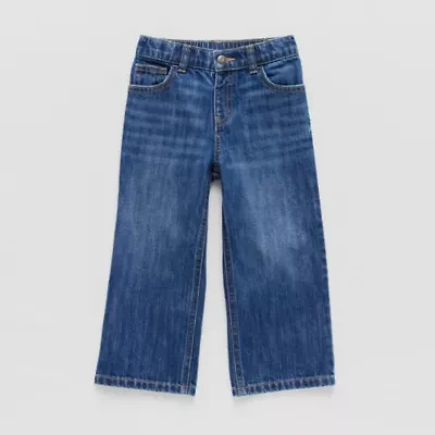 Okie Dokie Toddler & Little Boys Adjustable Waist Straight Leg Jean
