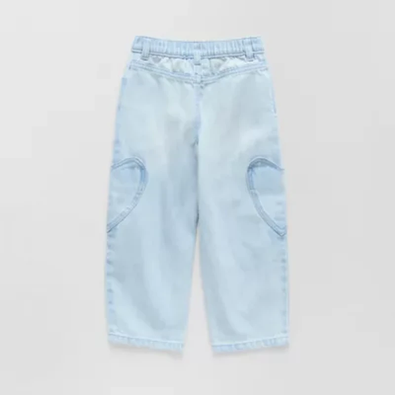 Okie Dokie Toddler & Little Girls Barrel Jean