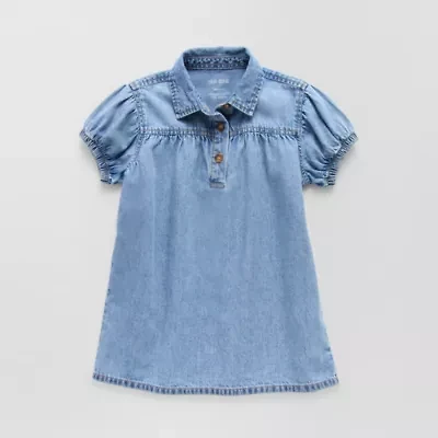 Okie Dokie Toddler & Little Girls Short Sleeve Balloon A-Line Dress