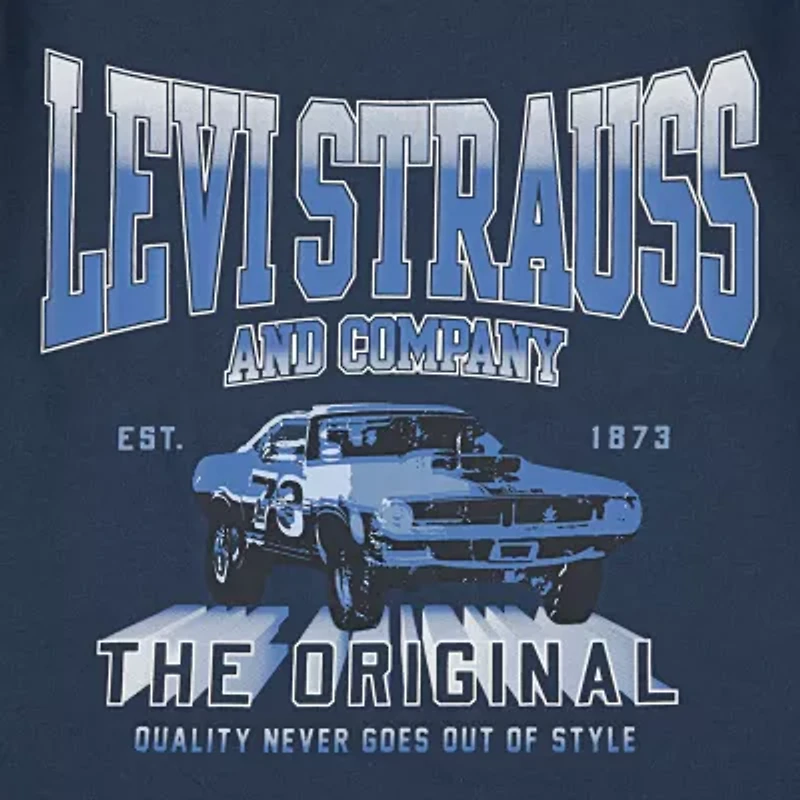 Levi's Big Kid Boys Crew Neck Short Sleeve Regular Fit Graphic T-Shirt