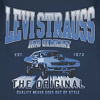 Levi's Big Boys Crew Neck Short Sleeve Graphic T-Shirt