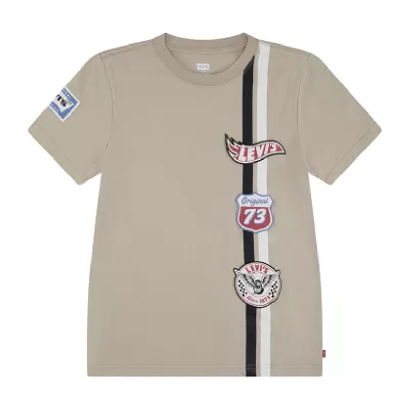 Levi's Big Kid Boys Crew Neck Short Sleeve Regular Fit Graphic T-Shirt