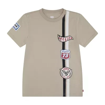 Levi's Big Kid Boys Crew Neck Short Sleeve Regular Fit Graphic T-Shirt