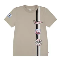 Levi's Big Kid Boys Crew Neck Short Sleeve Regular Fit Graphic T-Shirt