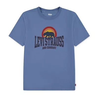 Levi's Big Kid Boys Crew Neck Short Sleeve Regular Fit Graphic T-Shirt