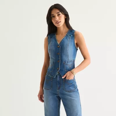 Frye and Co. Denim Womens Vest