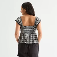 Arizona Womens Babydoll Top Juniors