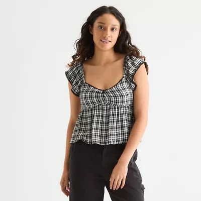 Arizona Womens Babydoll Top Juniors