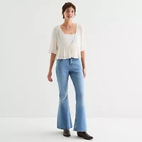 Arizona Juniors Womens 3/4 Sleeve Blouse