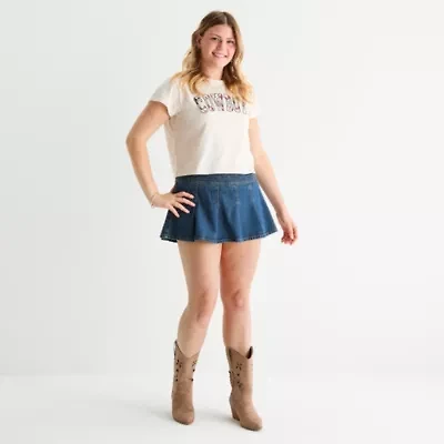 Arizona Womens Pleated Skirt