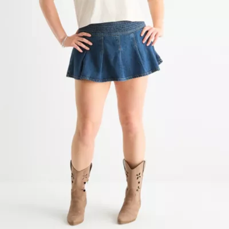 Arizona Womens Pleated Skirt