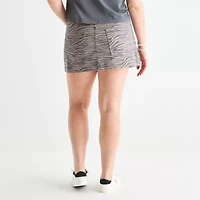 Arizona Womens Juniors Plus Denim Skirt