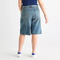 Arizona Womens Low Rise Denim Short