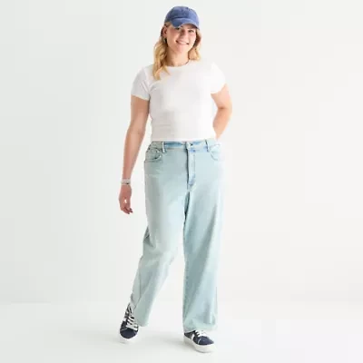 Arizona Juniors Plus Womens High Rise Curvy Fit Jean