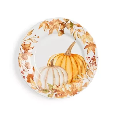 Linden Street Terra Pumpkin 4-pc. Stoneware Salad Plate