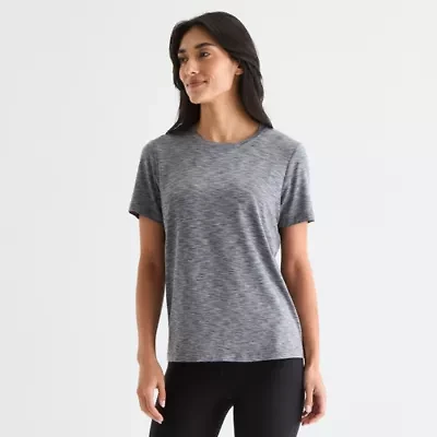 Xersion Womens Performance Crew Neck Short Sleeve T-Shirt