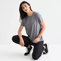 Xersion Womens Performance Crew Neck Short Sleeve T-Shirt