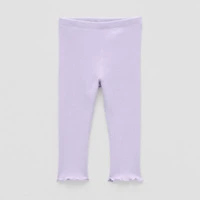 Okie Dokie Rib Baby Girls Skinny Full Length Leggings