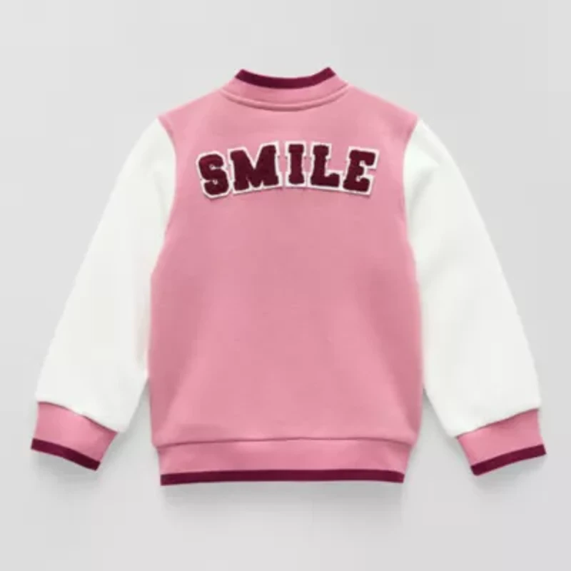 Okie Dokie Girls Midweight Varsity Jacket