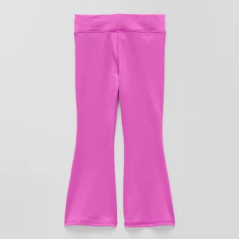 Okie Dokie Toddler & Little Girls Knit Active Flare Full Length Leggings