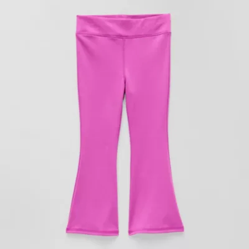 Okie Dokie Toddler & Little Girls Knit Active Flare Full Length Leggings