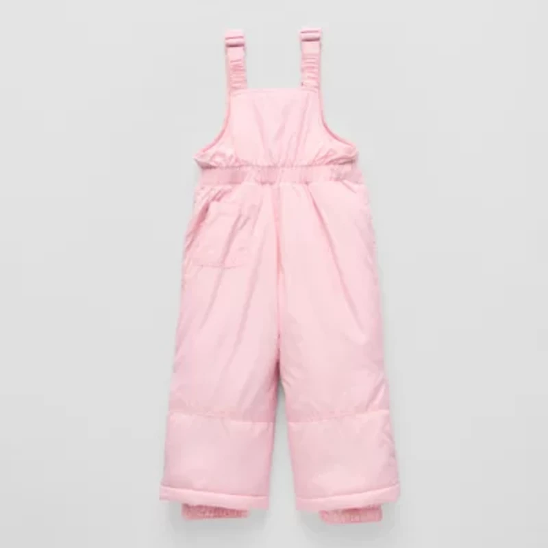 Okie Dokie Toddler Girls Water Resistant Heavyweight Snow Bib