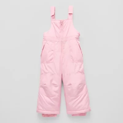 Okie Dokie Toddler Girls Water Resistant Heavyweight Snow Bib