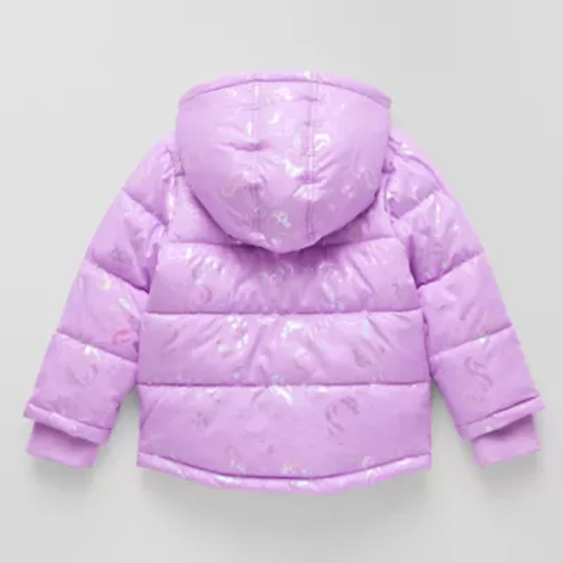 Okie Dokie Girls Water Resistant Heavyweight Puffer Jacket