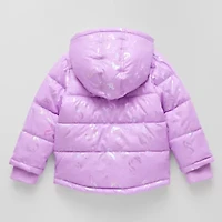 Okie Dokie Girls Water Resistant Heavyweight Puffer Jacket