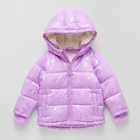 Okie Dokie Girls Water Resistant Heavyweight Puffer Jacket