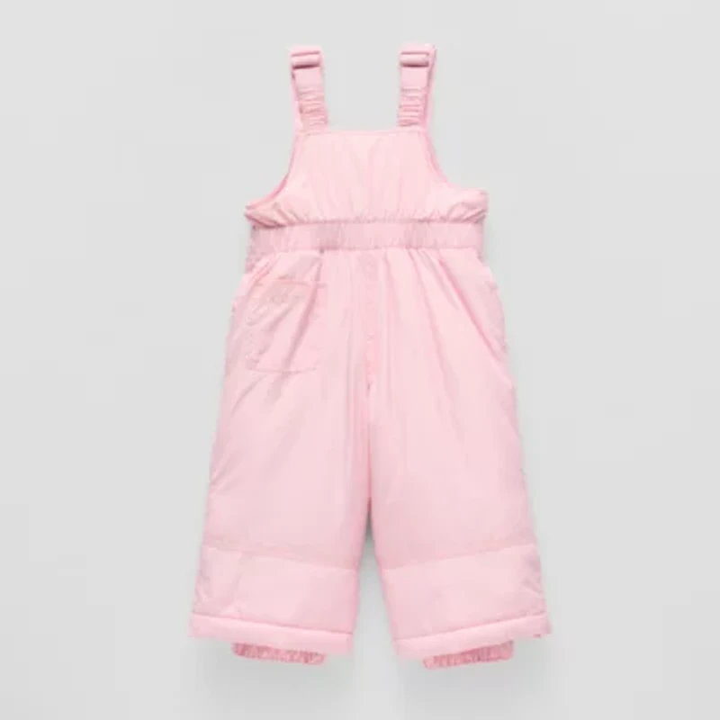 Okie Dokie Baby Girls Water Resistant Heavyweight Snow Bib