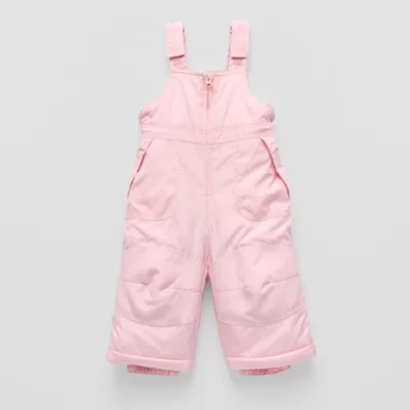 Okie Dokie Baby Girls Water Resistant Heavyweight Snow Bib