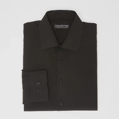 Collection By Michael Strahan Mens Slim Fit Easy Care Long Sleeve Dress Shirt
