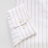 Stafford Coolmax All Season Oxford Mens Regular Fit Stretch Fabric Wrinkle Free Long Sleeve Dress Shirt