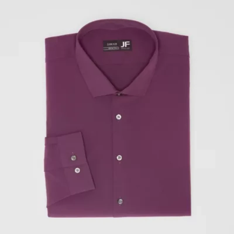 J. Ferrar Big And Tall 360 Stretch Performance Mens Classic Fit Long Sleeve Dress Shirt