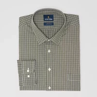 Stafford Smart Tech Big And Tall Mens Regular Fit Stretch Fabric Wrinkle Free Long Sleeve Dress Shirt