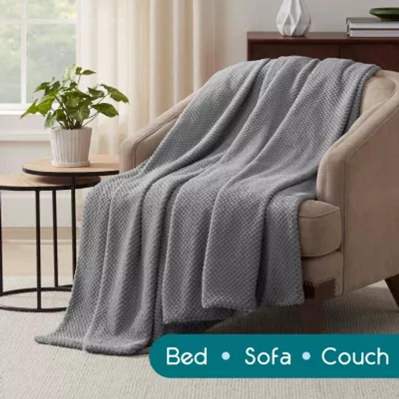 Vellux Ultra Soft Light Weight Plush Texture Blanket