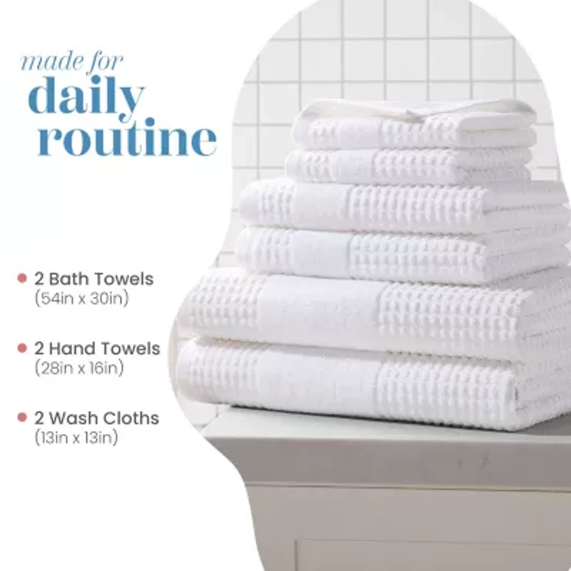 Martex 6-pc. Quick Dry Bath Towel Set