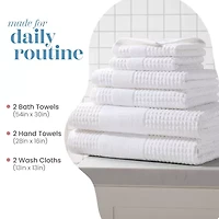 Martex 6-pc. Quick Dry Bath Towel Set