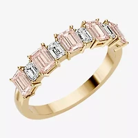 Womens 3/8 CT. T.W. Genuine Pink Morganite 10K Gold Band