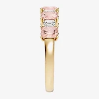 Womens 3/8 CT. T.W. Genuine Pink Morganite 10K Gold Band
