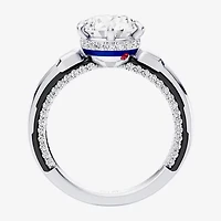 R2-D2 (F / Si1) Womens 2 3/8 Ct. T.W. Lab Grown White Diamond 10K Gold Round Star Wars Engagement Ring