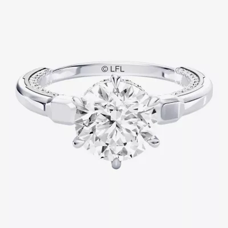 R2-D2 (F / Si1) Womens 2 3/8 Ct. T.W. Lab Grown White Diamond 10K Gold Round Star Wars Engagement Ring