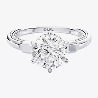 R2-D2 (F / Si1) Womens 2 3/8 Ct. T.W. Lab Grown White Diamond 10K Gold Round Star Wars Engagement Ring