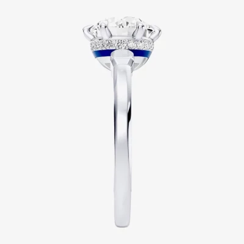 R2-D2 (F / Si1) Womens 2 3/8 Ct. T.W. Lab Grown White Diamond 10K Gold Round Star Wars Engagement Ring