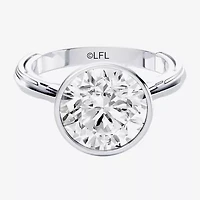 R2-D2 (F / Si1) Womens 3 1/8 Ct. T.W. Lab Grown White Diamond 10K Gold Round Star Wars Engagement Ring