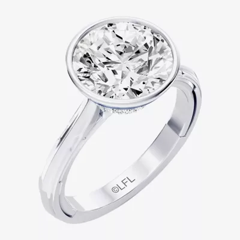 R2-D2 (F / Si1) Womens 3 1/8 Ct. T.W. Lab Grown White Diamond 10K Gold Round Star Wars Engagement Ring