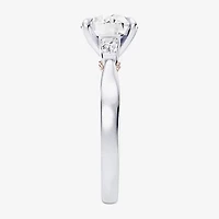 Princess Leia (F / Si1) Womens 2 1/5 CT. T.W. Lab Grown White Diamond 10K Gold Round Star Wars Engagement Ring