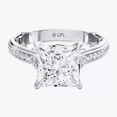 Darth Vader (F / Si1) Womens 3 1/3 Ct. T.W. Lab Grown White Diamond 10K Gold Star Wars Side Stone Engagement Ring