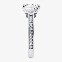 Darth Vader (F / Si1) Womens 3 1/3 Ct. T.W. Lab Grown White Diamond 10K Gold Star Wars Side Stone Engagement Ring